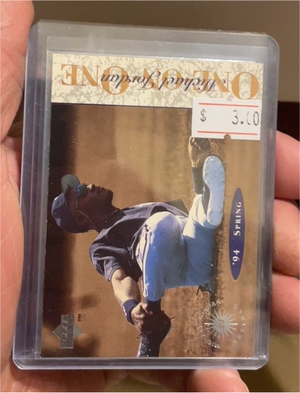 1995 Upper Deck Minor League #6 Michael Jordan One On One — front