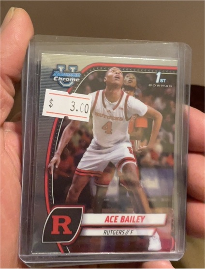 2024-25 Bowman University Chrome #1 Ace Bailey — front