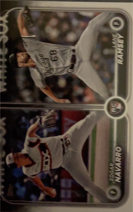 2024 Topps Update #US128 Lane Ramsey / Edgar Navarro — front