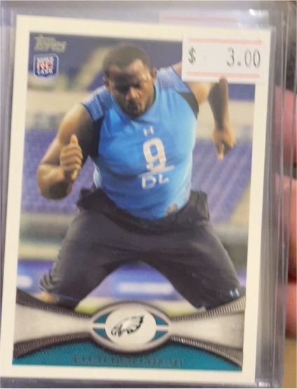 2012 Topps #79 Fletcher Cox Rookie — front