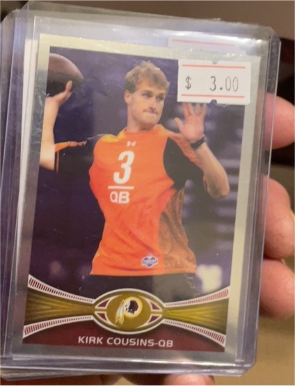 2012 Topps #326 Kirk Cousins Rookie — front