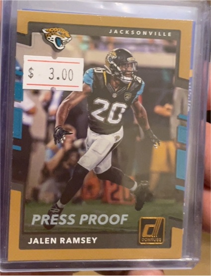 2017 Donruss Press Proof #Jalen Ramsey — front