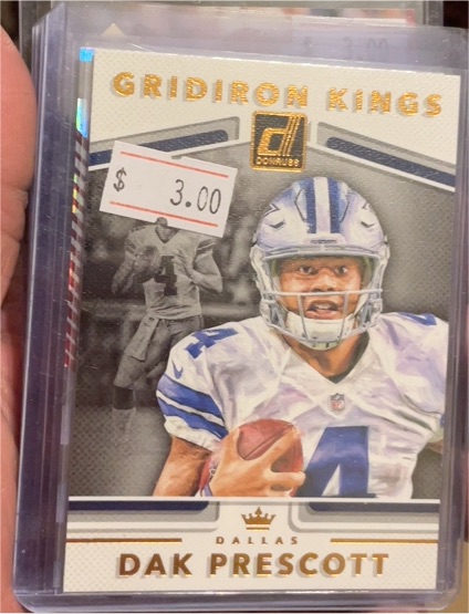 2017 Donruss Gridiron Kings Dak Prescott — front