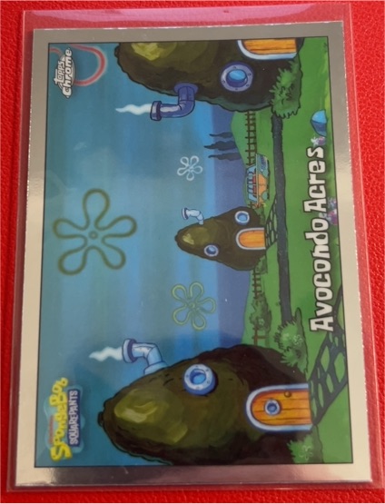 2025 Topps Chrome SpongeBob #176 Avocondo Acres — front