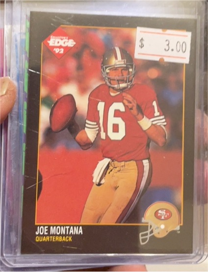 1992 Collector's Edge #250 Joe Montana — front