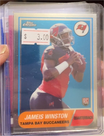 2015 Topps Chrome 60th Anniversary Rookies #T60RC-JW Jameis Winston — front