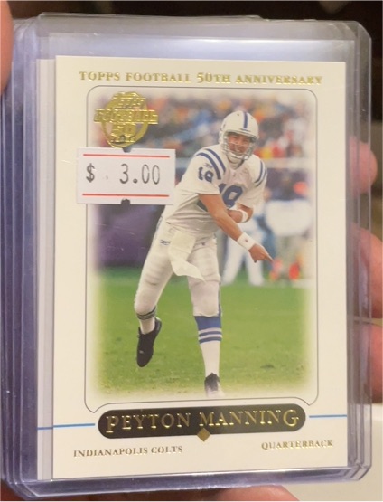 2005 Topps Football 50th Anniversary #203 Peyton Manning — front