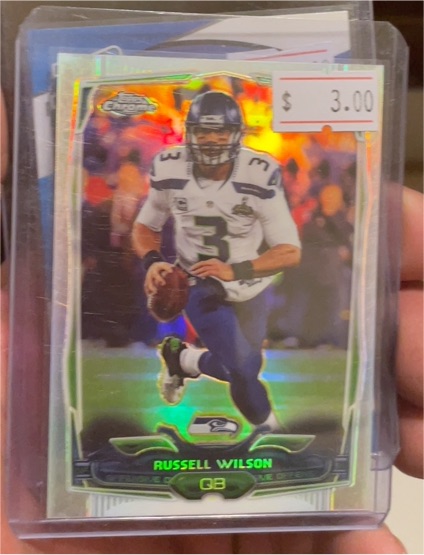 2014 Topps Chrome #102 Russell Wilson — front