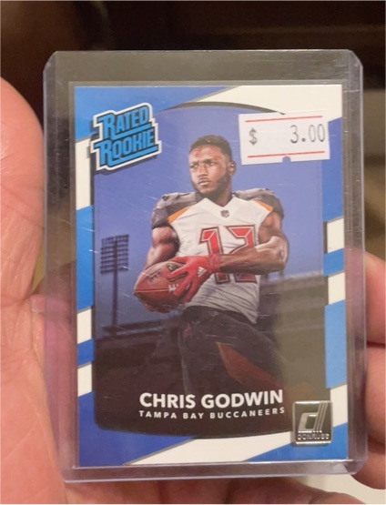 2017 Panini Donruss Rated Rookie #305 Chris Godwin — front