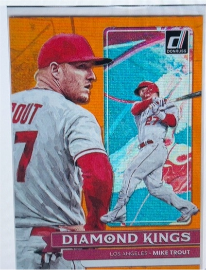 2022 Donruss #14 Mike Trout Diamond Kings — front