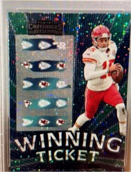 2023 Panini Contenders #16 Patrick Mahomes II Winning Ticket — front
