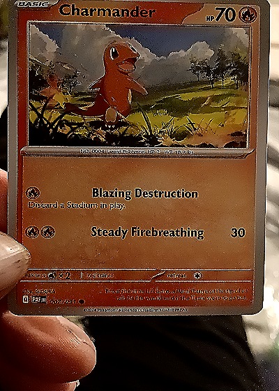 2023 Pokémon Scarlet & Violet Paldean Fates #007 Charmander — front