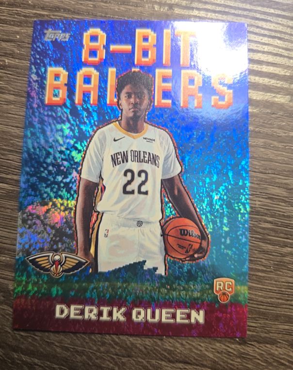 2025-26 Topps #8B-39 Derik Queen 8-Bit Ballers — front