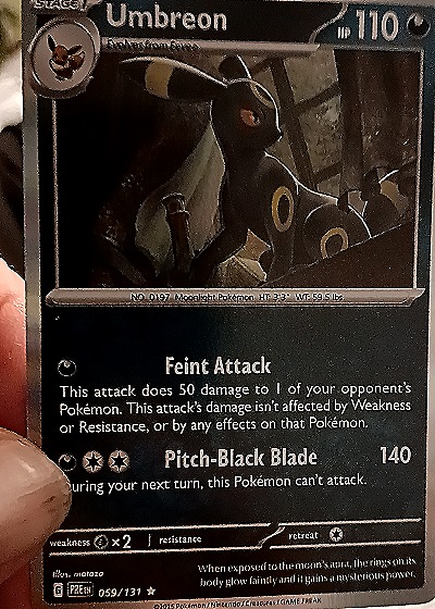 2016 Pokemon S&M Prismatic Evolutions #059 Umbreon — front