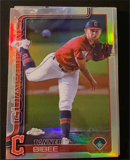 2025 Topps Chrome #164 Tanner Bibee — front