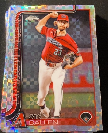 2025 Topps Chrome #4 Zac Gallen — front