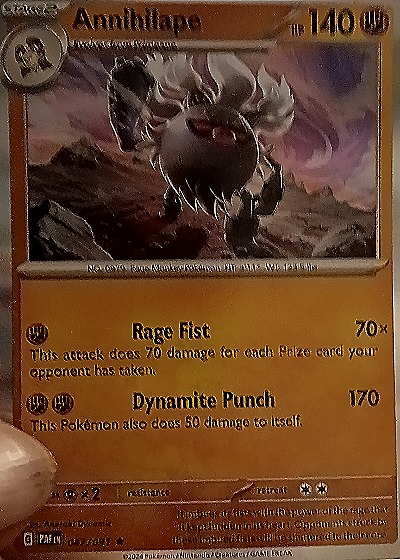 2024 Pokémon Scarlet & Violet #109 Annihilape — front