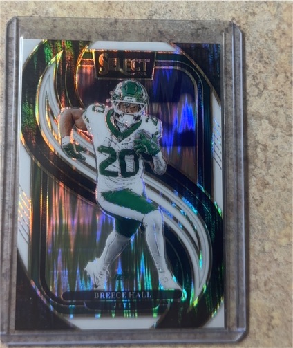 2024 Panini Select Premier Level #111 Breece Hall Copper Shock — front