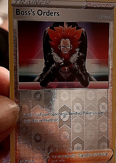 2020 Pokémon TCG Shining Fates #058 Boss's Orders — front
