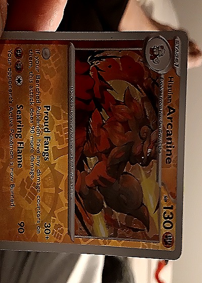 2023 Pokémon TCG Scarlet & Violet #103 Hisui Arcanine — front