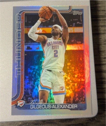 2025-26 Topps Basketball #115 Shai Gilgeous-Alexander — front