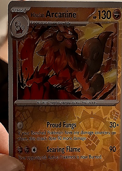 2024 Pokémon SV06: Twilight Masquerade #100 Hisuian Arcanine — front