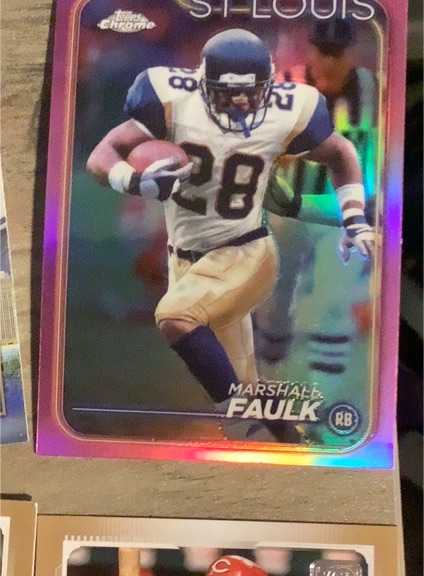 2024 Topps Chrome #101 Marshall Faulk — front