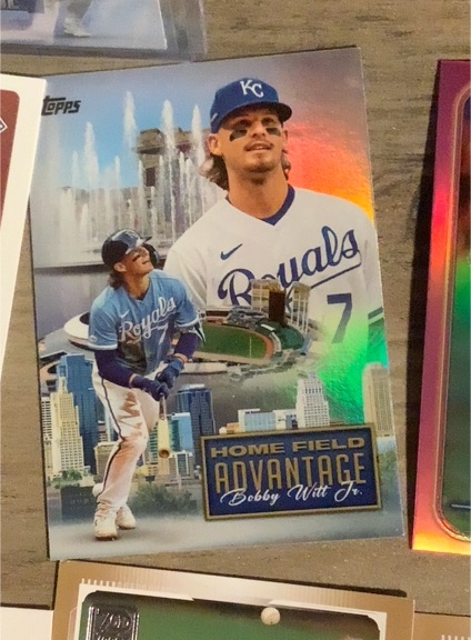 2024 Topps Series 1 #HFA-7 Bobby Witt Jr. Home Field Advantage — front