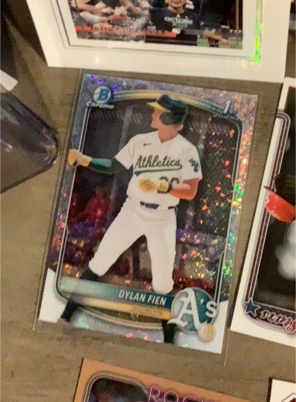 2025 Bowman Chrome #BCP-47 Dylan Fien — front