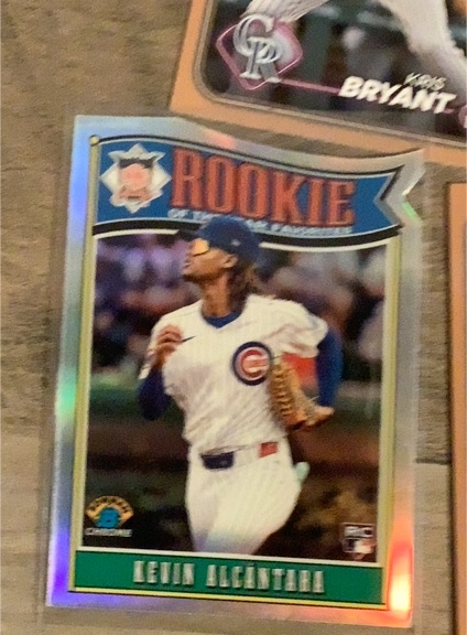 2025 Bowman Chrome Rookie of the Year Favorites #ROY-15 Kevin Alcantara — front