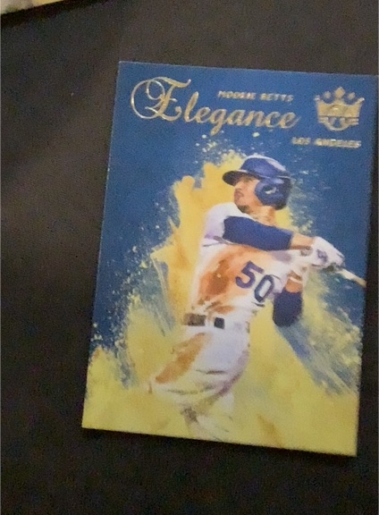 2021 Panini Diamond Kings Elegance #E-8 Mookie Betts — front