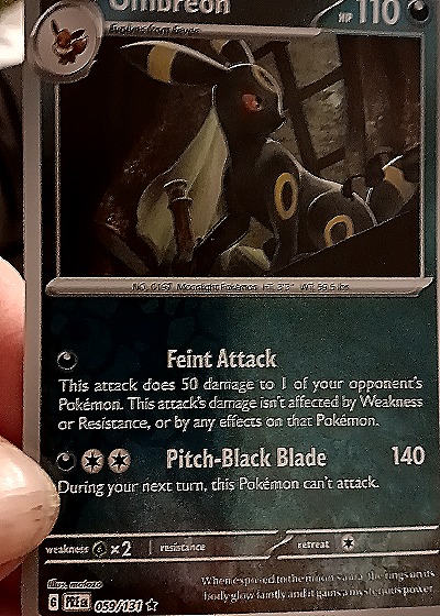 2020 Pokémon Prismatic Evolutions #059 Umbreon — front