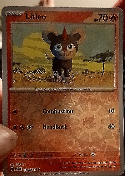 2017 Pokémon Prismatic Evolutions #15 Litleo — front