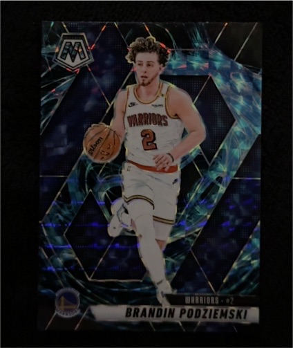 2024-25 Panini Mosaic #105 Brandin Podziemski — front