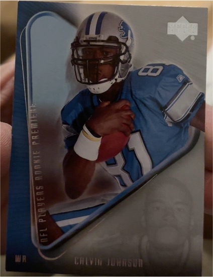 2007 Upper Deck Rookie Premiere #15 Calvin Johnson — front
