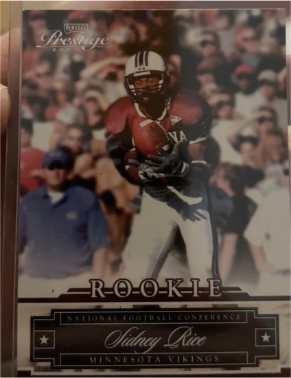 2007 Playoff Prestige #166 Sidney Rice — front