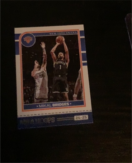 2024-25 Panini NBA Hoops #203 Mikal Bridges — front
