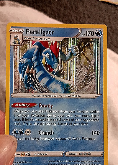 2021 Pokémon Fusion Strike #057 Feraligatr — front