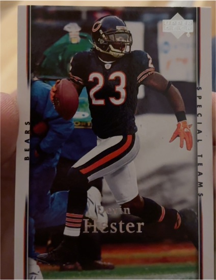 2007 Upper Deck #31 Devin Hester — front