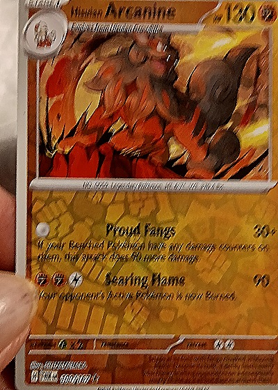 2024 Pokémon SV06: Twilight Masquerade #100 Hisuian Arcanine — front