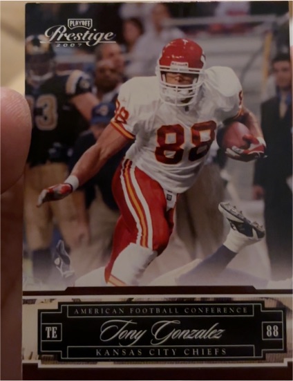 2007 Playoff Prestige #88 Tony Gonzalez — front