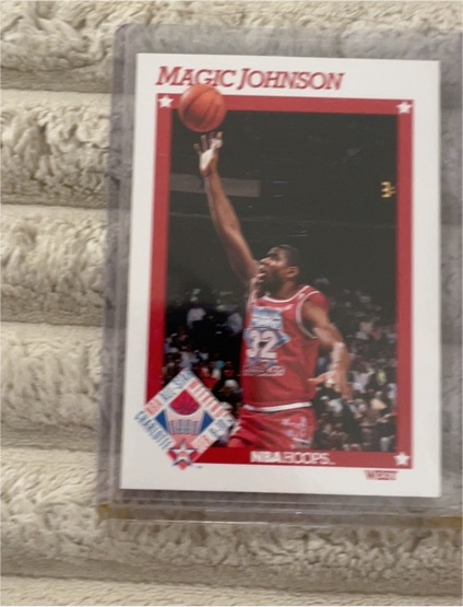 1991 NBA Hoops #266 Magic Johnson — front