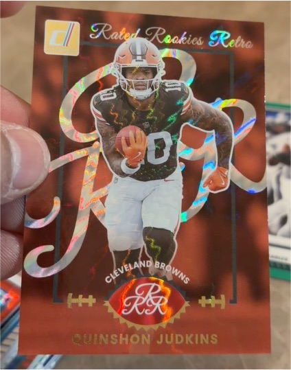 2025 Panini Donruss Rated Rookies Retro #5 Quinshon Judkins — front