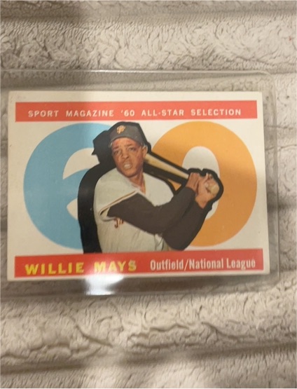 1960 Topps #564 Willie Mays — front