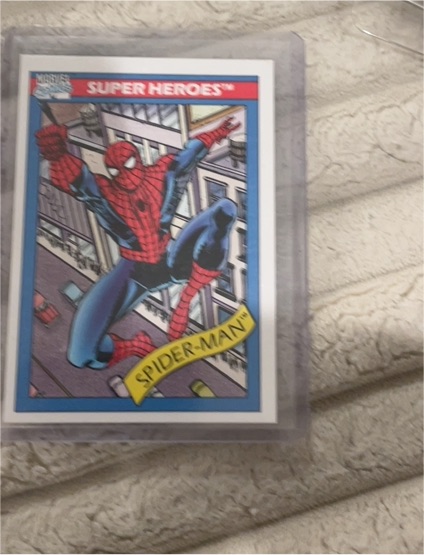 1990 Impel Marvel Universe #29 Spider-Man — front