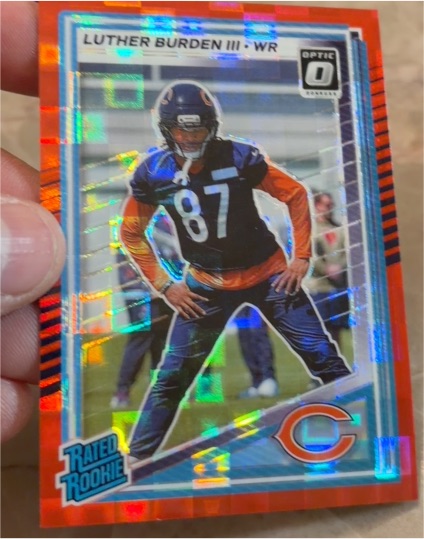 2025 Panini Donruss Optic Preview Red Pandora #395 Luther Burden III — front