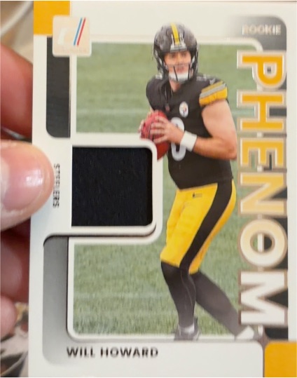 2025 Panini Donruss #RPJ-WHD Will Howard Rookie Phenom Jersey Patch — front