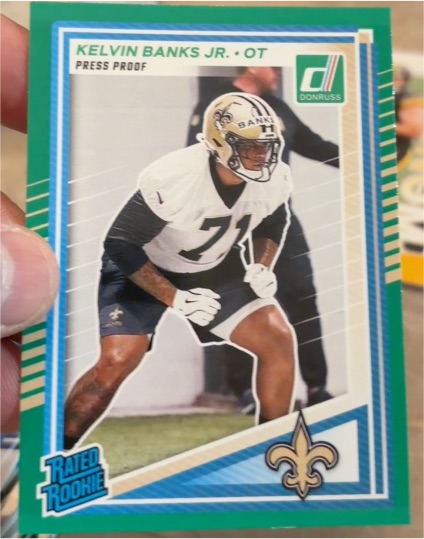 2025 Donruss #372 Kelvin Banks Jr. Press Proof — front