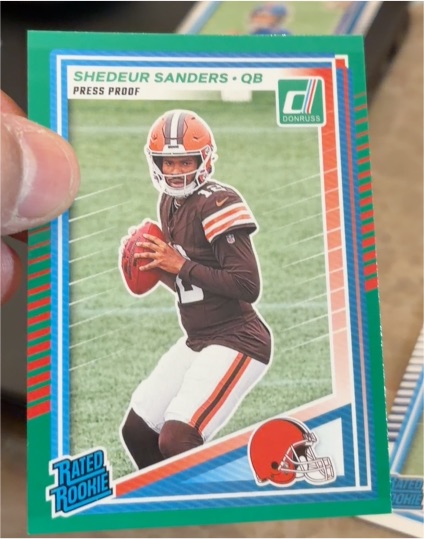 2025 Donruss #306 Shedeur Sanders — front