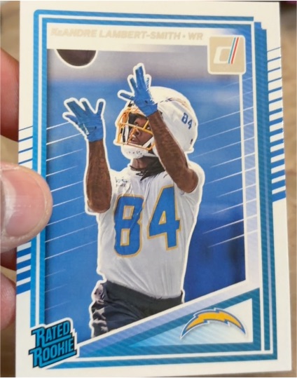 2025 Donruss #367 Keandre Lambert-Smith Rated Rookie — front